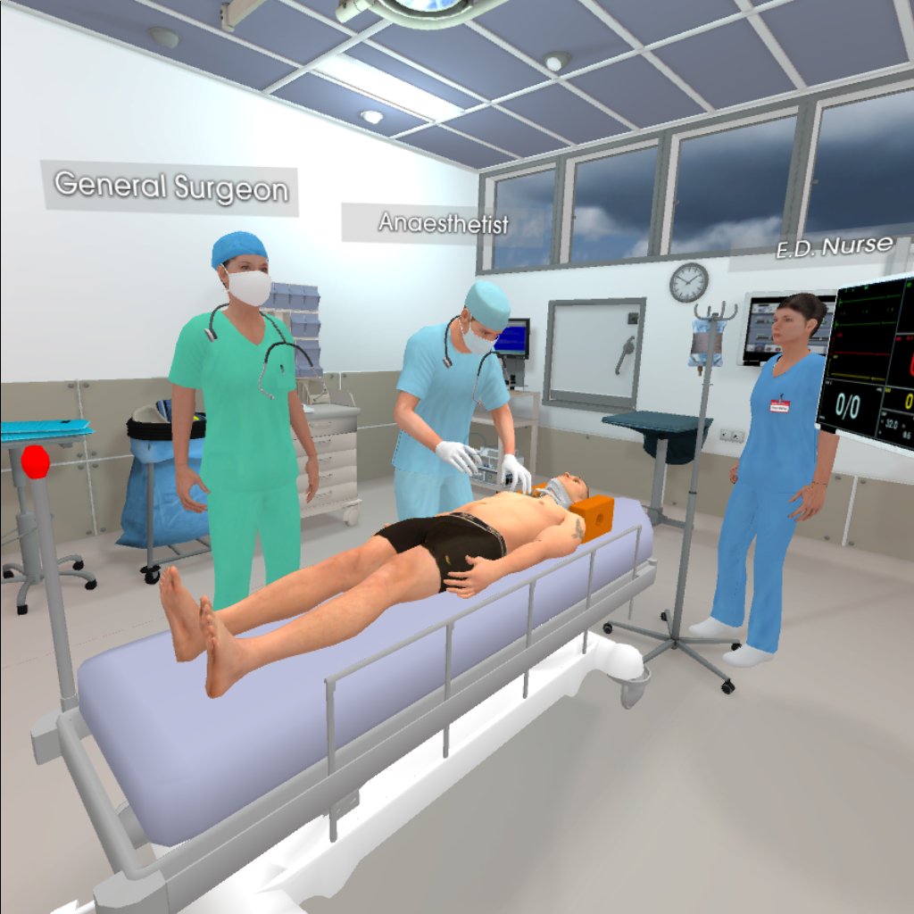 3D view of operation theater