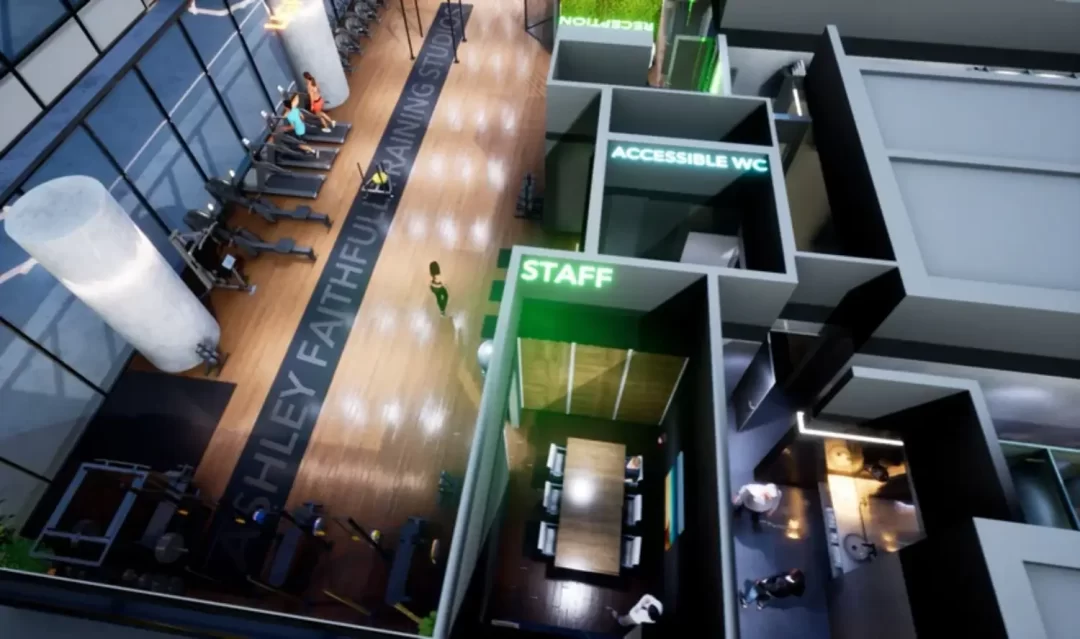 AF Training – Melbourne Gym 3D Animation