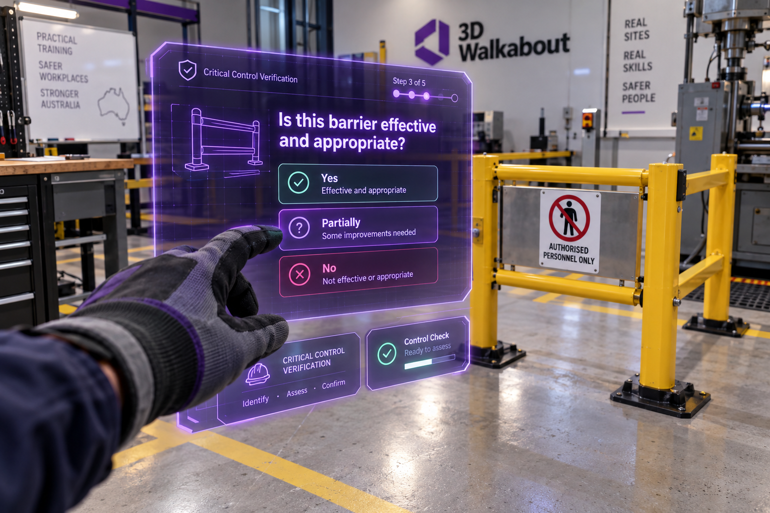 Critical control verification